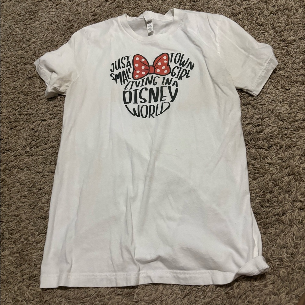 Bella Canvas White and Red Short Sleeve Tees